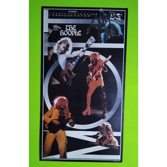 MOTT THE HOOPLE Vintage Hard Art Rock Progressive Glam Music Poster 50 Years Old - Picture 1 of 5